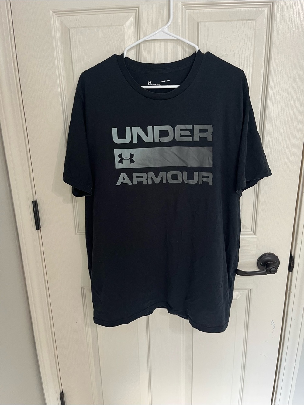 Under Armour Black Short Sleeve Logo Tee